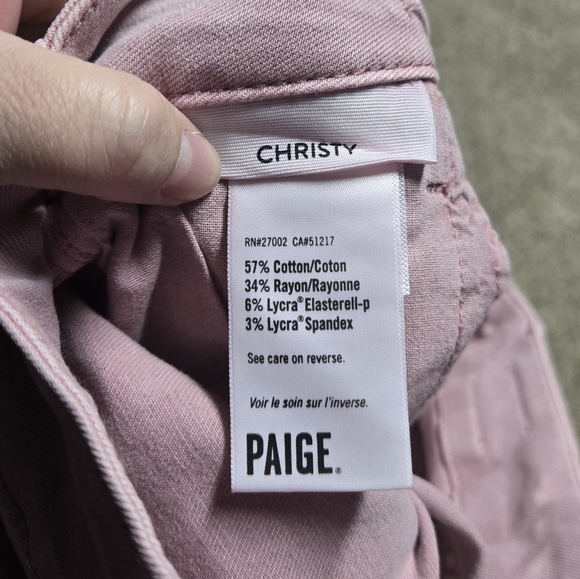 NWT Paige Christy Cargo Vintage Garden Rose Jeans - Picture 3 of 3